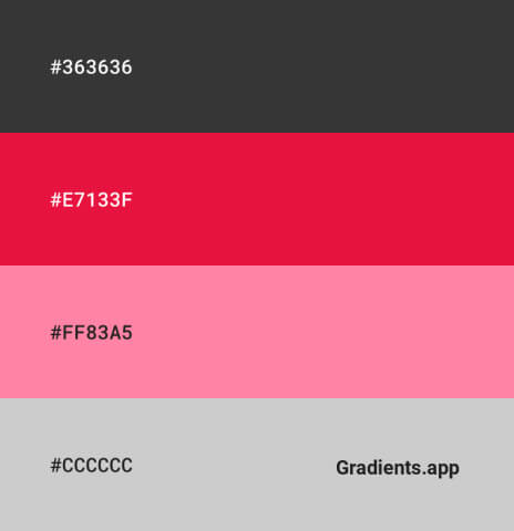 Gradients.app — Generate color palette